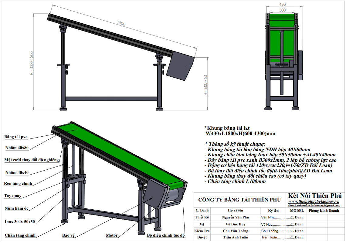 Bản vẽ băng tải máy đúc Bản vẽ băng tải máy đúc